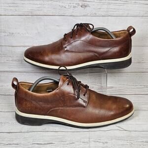 Amberjack Dress Shoes Men's Brown US 10 Leather Lace Up Hybrid *No Insoles
